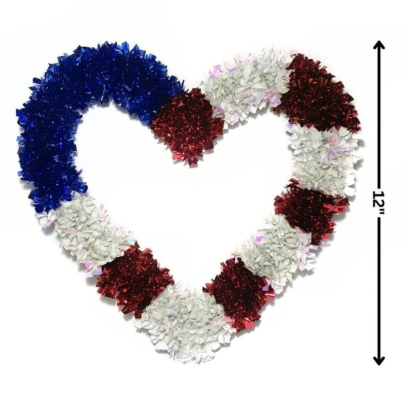 Brite Star 96-074-00 Patriotic Tinsel, Red/Blue/White