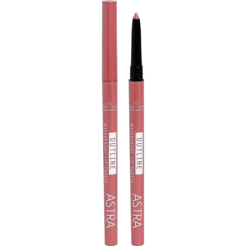 Astra Outline Waterproof Lip Pencil (01 - Nude Vibe)