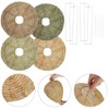 G GENLEAS Paper Fake Wasp Nest Hanging Lanterns for Home
