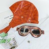 Horolam 4 PCS Aviator Costume Accessories, Aviator Hat With Goggles