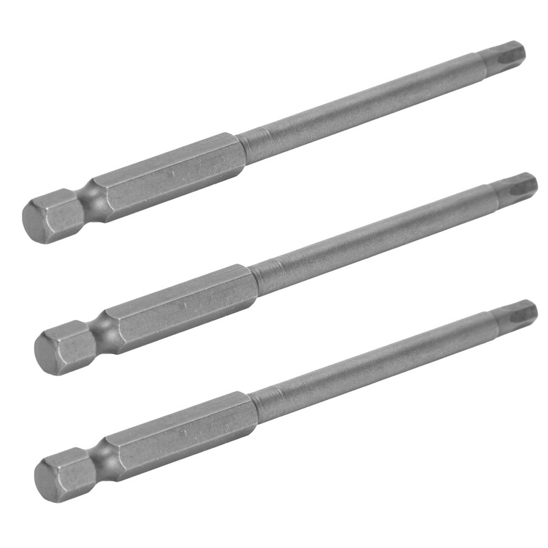 10Pcs 4mm Magnetic Screwdriver Bits Alloy Steel 1/4 Inch Hex