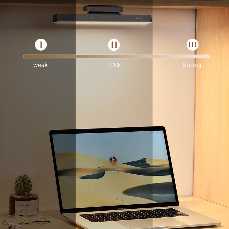 Baseus Wall Reading Light Stick Wireless Stepless Dimmable Touch Control