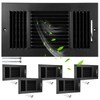 Wesiti 6 Pcs Vent Covers 10 x 6 Inch HVAC