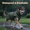 Dog Raincoat for Rainy Walks – Waterproof Polyester Jacket with
