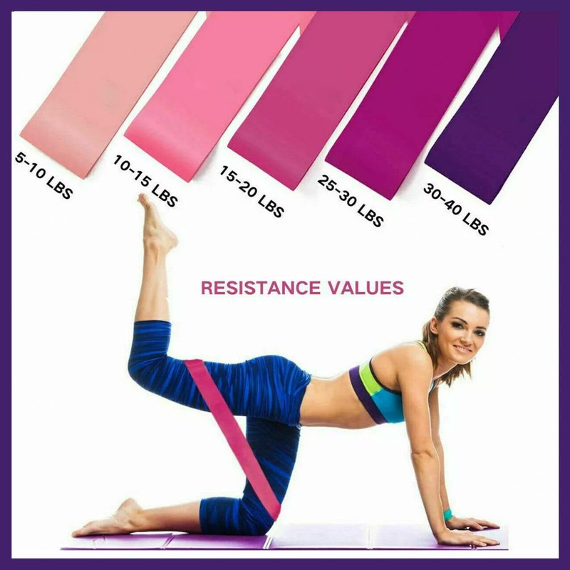AIMALL Resistance Bands Power Heavy Strength Exercise Fitness Gym Crossfit