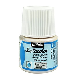 Pebeo Setacolour Fabric Paint Opaque 45ml PEARL BLUE