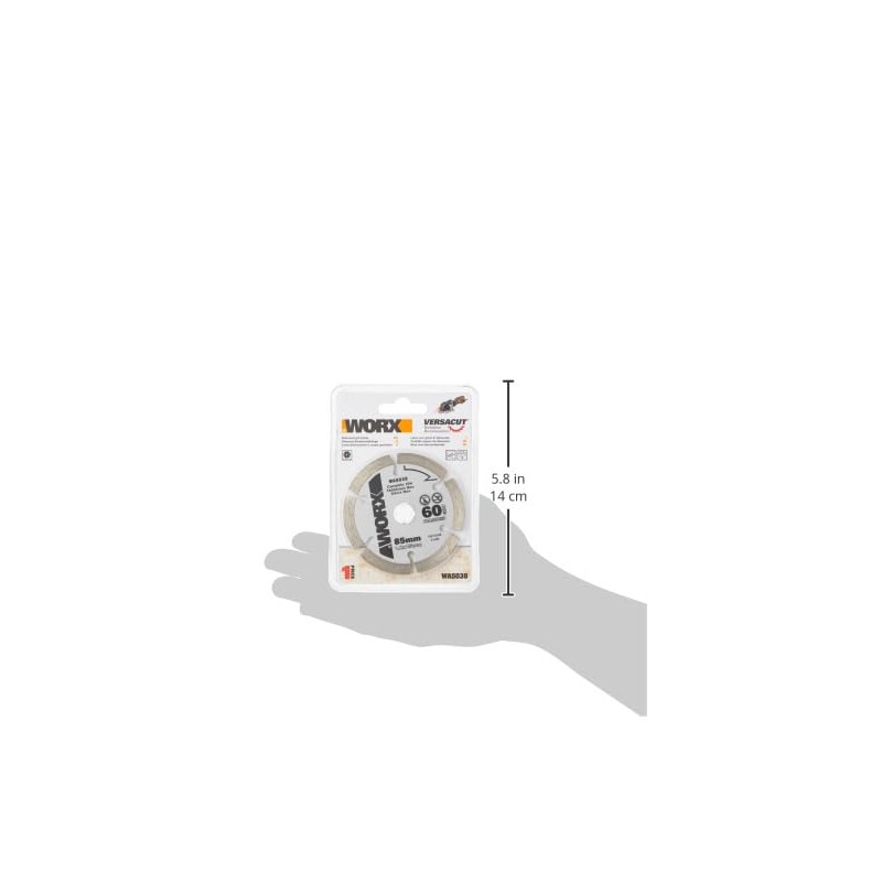 WORX WA5048 Worx Saw 115 mm 60 Grit Diamond Blade