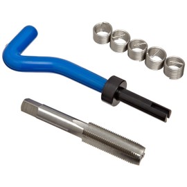 E-Z Lok EK21115 Helical Threaded Insert Kit, 304 Stainless Steel, 7/16"-14 Thread Size, 0.656" Installed Length (Pack of 5)