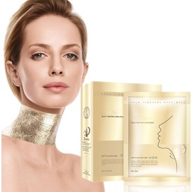 Mascarilla Cuello, Mascarilla Antienvejecimiento de Colágeno para el Cuello, Neck Firming Mask Almohadillas Antiarrugas para el Cuello, Mascarilla para el Cuello para el Cuidado del Cuello, Hidratante