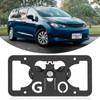 No Drill Front License Frame Compatible with Chrysler Voyager 2020-2024