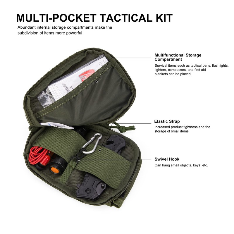 Mardingtop Tactical Pouch - Cordura Belt Bag, Compact for Outdoor