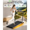 Akluer 2-in-1 Portable Folding Electric Walking Pad with LED Screen