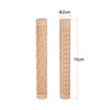 HARFINGTON 2pcs Wood Clay Roller Water ripple + leaves Pattern