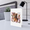 DistinctInk Greeting Card/Note Card - Norwich Terrier Puppy Mother's Day