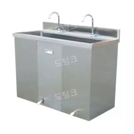 공장 세척대 1인용 304 스테엔레스 싱크대 의료용 풋 페달 상업용 [B. 싱글 50x42x88 (풋 탭)] Factory Cleaning Station Single 304 Stainless Steel Sink Medical Foot Pedal Commercial [B. Single 50x42x88 (Foot Tap)]