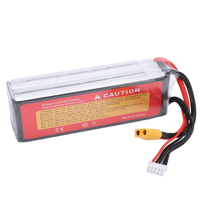 14.8V 5000mAh 40C 4S XT60 Plug LiPo Battery for FPV