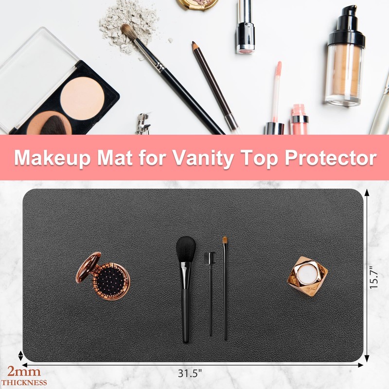 Makeup Mat for Vanity - Waterproof | Oil-Proof | Dust-Resistant