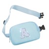COSHAYSOO Blue Belt Bag Small Waist Fanny Pack Crossbody Purse