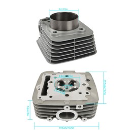 TJHSM Cylinder Head Cover Camshaft Piston Gasket Kit 12200-HN1-A70 Replacement for Sportrax TRX400EX 1999-2008 TRX400X 2009 2012-2014 XR400R 1996-2004