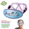HYDROCOMFY Toddler Goggles Nose Cover, Kid Goggles Fabric Strap, Swimming