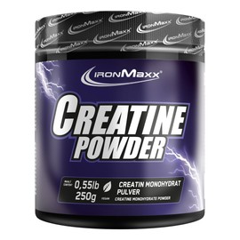 IronMaxx Creatine Monohydrat-Pulver - Neutral 250g Dose | Hochdosiert Mit 5000Mg Kreatin Monohydrat Pro Portion | Vegan Und Zuckerfrei
