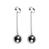 Boland 10116727 Disco Ball Earrings, Silver, Standard Size