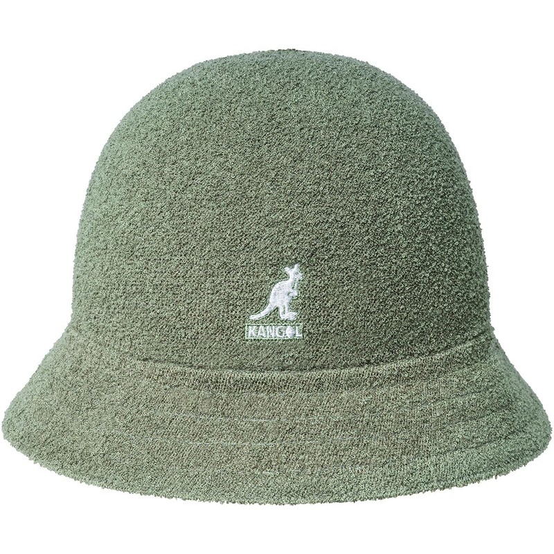 Kangol - Flip It Reversible Fishing Hats, vert-jaune