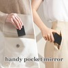2-Pack Elegant Compact Travel Makeup Mirrors for Men Women, Dual-Sided
