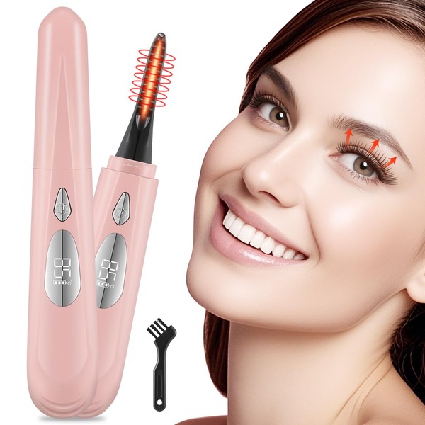 THNWSY Heated Eyelash Curler, Electric Eyelash Curler for Fast Heat