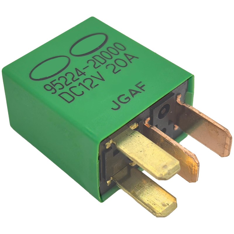 3-Pack 95224-2D000 Relay - 20A 12VDC 4-Pin SPST Automotive Relay