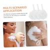SAFIGLE 6pcs Portable Bath Loofah Shower Sponges with Thickened Design
