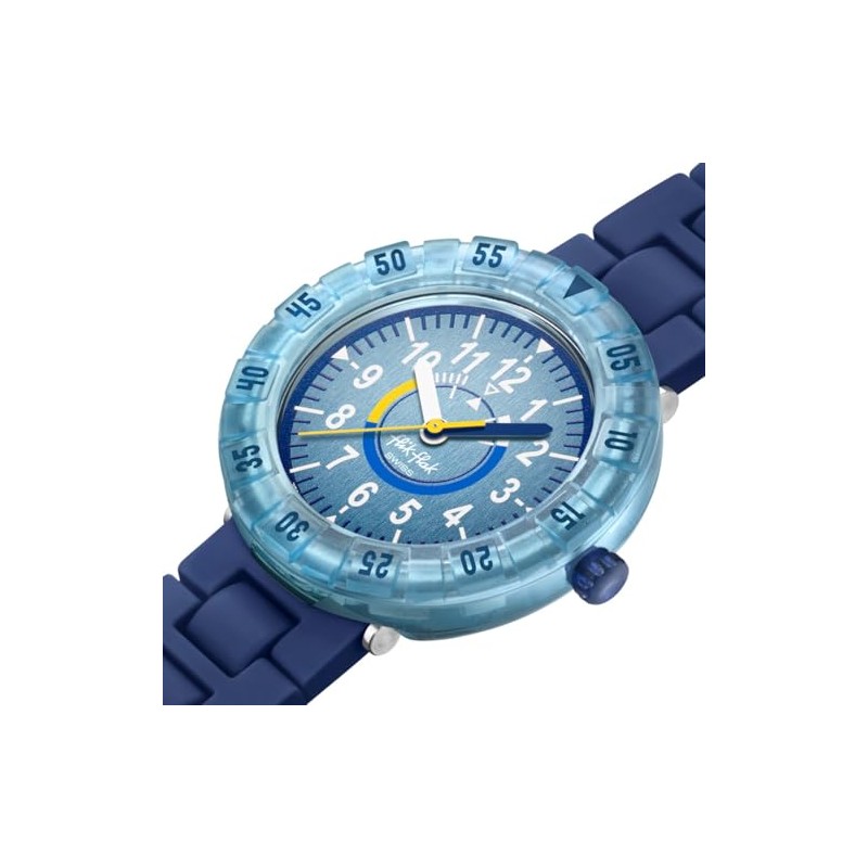Flick Flak FCSP133 Kids' Watch, Bluebrick