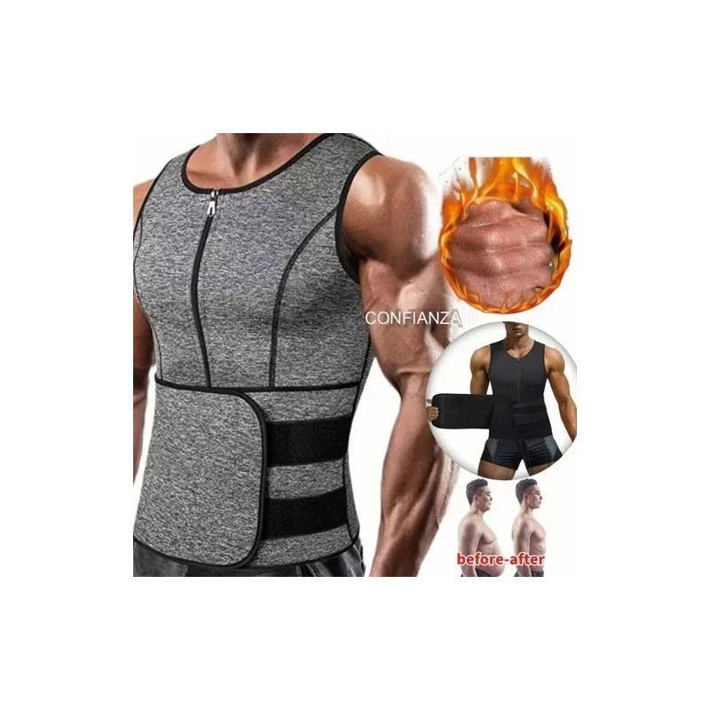 Total Supplier Faja Deportiva De Hombre Para La Cintura Sweat