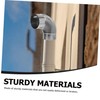 Tofficu 2pcs Stainless Steel Flue Elbow Pipe Chimney Tube for