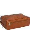 Piel Leather Deluxe Shoe Bag, Saddle, One Size