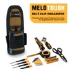 MELOTOUGH Small Tool Pouch Electrican Clip on Tool Pouch,Tool Belt