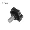 sourcing map 8pcs Star Knobs M10 x 16mm 304 Stainless