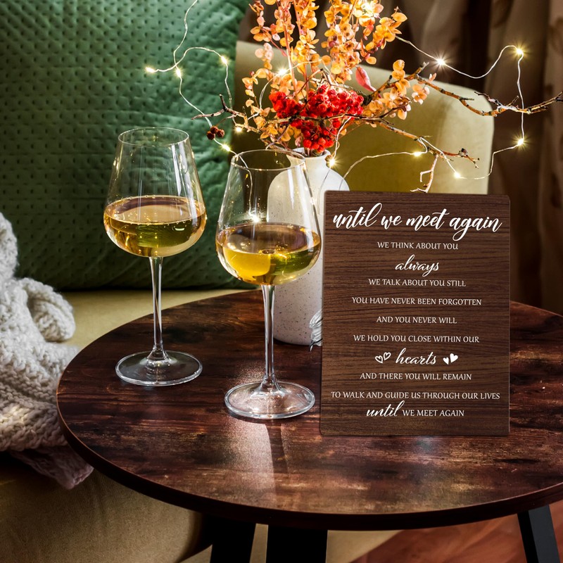Wedding Memorial Sign, Wedding Party Supplies For Reception, Until We