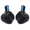 Pair Rockville RWB65B 6.5" Black 2 Way 500 Watt Marine