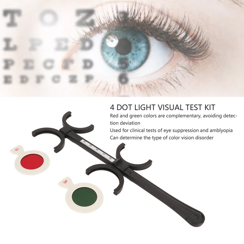4 Dot Light Visual Function Test Kit Professional Red Green