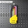 TOOLMAYS 9PC Metric Hex Key Set (1.5-10mm) S2 Steel, Extra