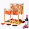 HOSASSPER Bacon Display Clothesline Serving Tray Rack, Bacon Display Hanger