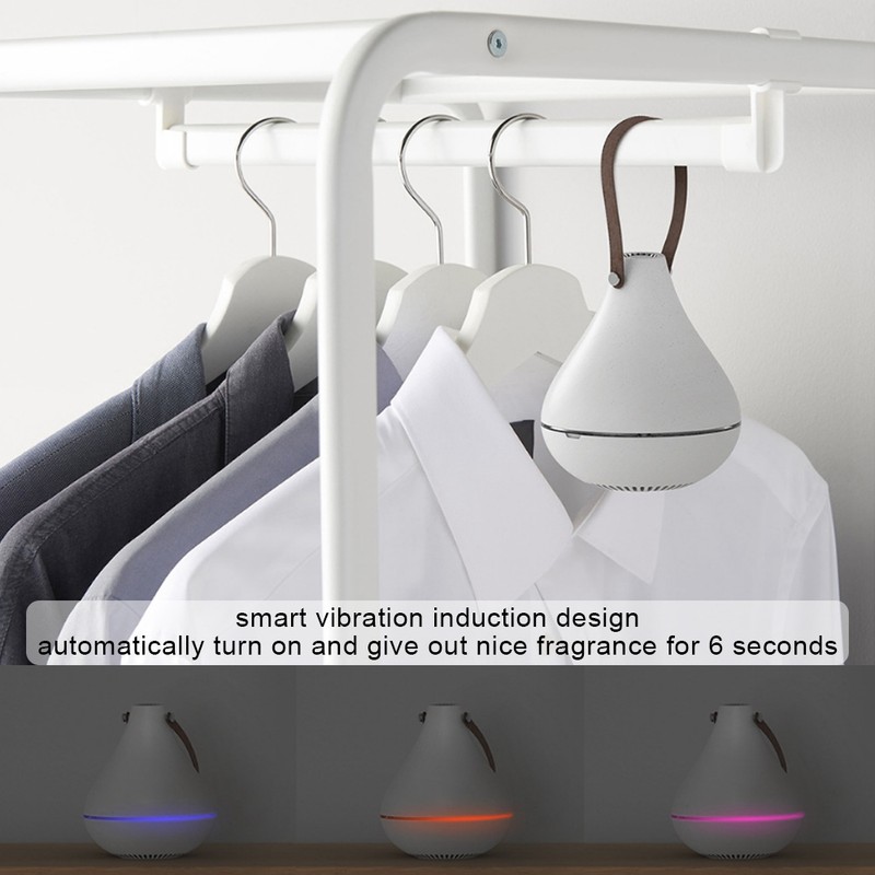 White ABS Mini Portable USB Charging Aromatherapy Essential Oil Diffuser