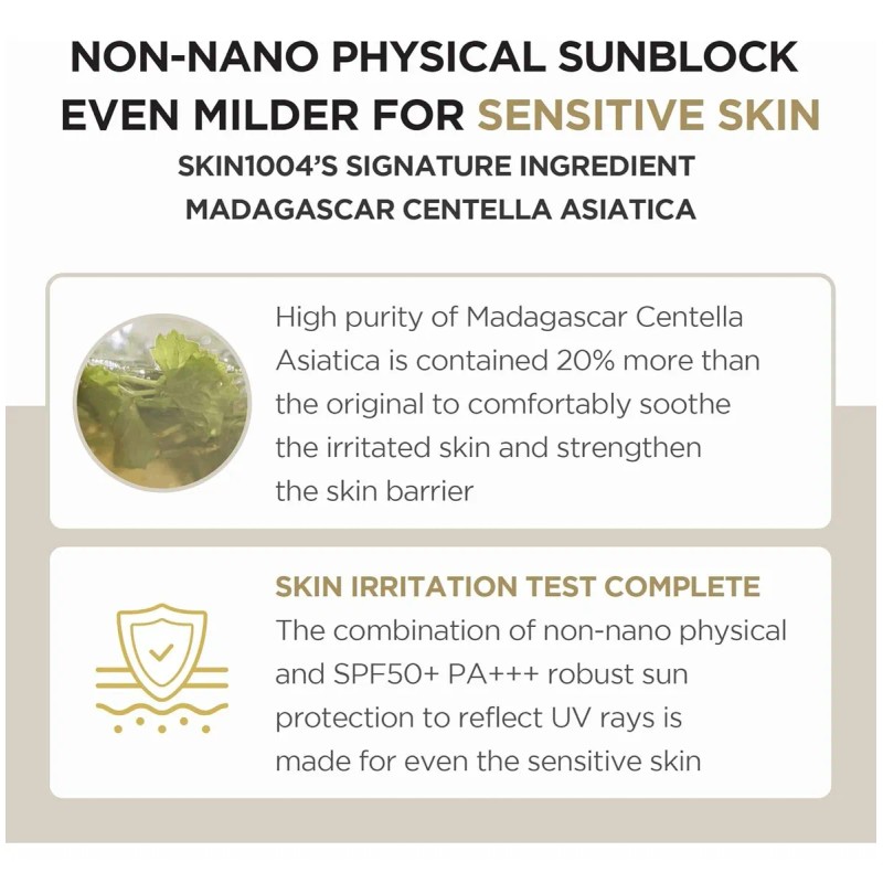 Centella Air Fit Suncream Plus Skin1004 50ml Protección Sol