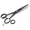 Premium Hairdressing Scissors with Micro Teeth - Finger Rest -