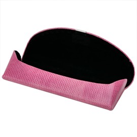 Pearl Glasses Case Semi-Hard Type Pink SA-52S PI