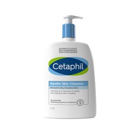 Cetaphil Cetaphil Gentle Skin Cleanser, 1L, Face & Body Wash, For Normal To Dry Sensitive Skin, With Niacinamide & Glycerin, Soap Free, 1 unit