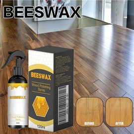 Natural Beeswax Care Spray & Restorer,2025 New Bees Wax Furniture Polish and Cleaner, Wood Furniture, For Floors and Furnitures,Non-Toxic & Eco-Friendly - 120 ML (2PCS)
