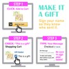 Happy Easter Cookies Gift Baskets Box for Men Women Kids