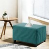MAXIJIN Stretch Ottoman Cover Rectangular Ottoman Slipcovers for Footstool with